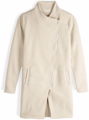 GATE Predĺžená mikina na zips s kapucňou
