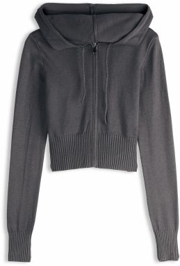 GATE Pletená mikina na zips