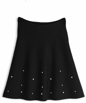 GATE Pletená mini sukňa