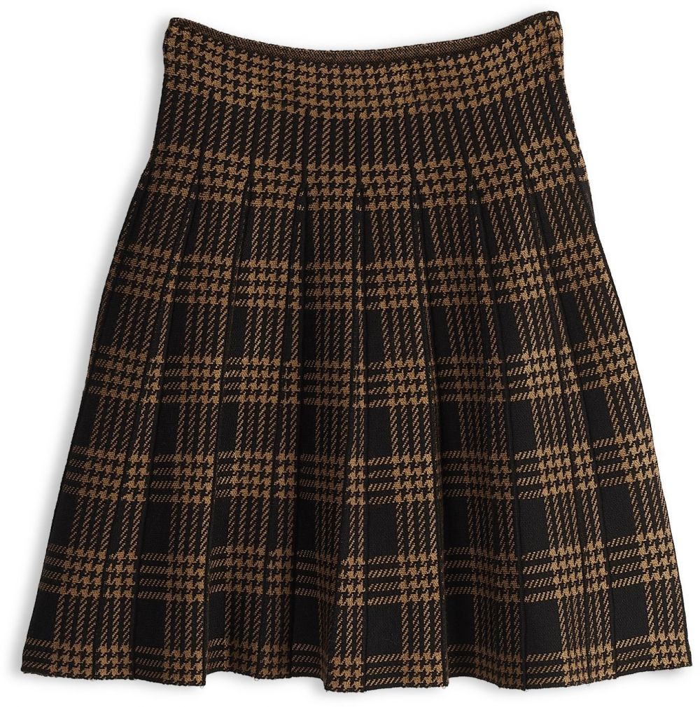 GATE Pletená mini sukňa