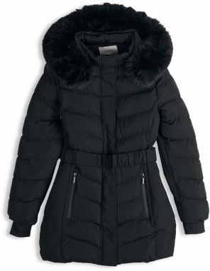 GATE Prešívaná zimná bunda s opaskom