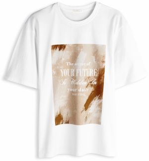 GATE Bavlnené tričko s potlačou