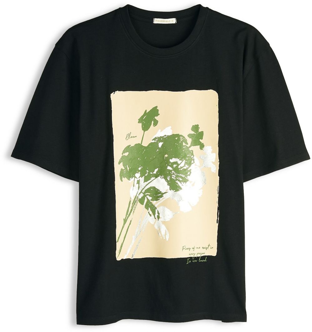 GATE Bavlnené tričko s kombinovanou potlačou