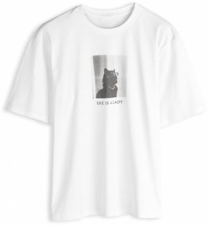 GATE Bavlnené tričko s potlačou