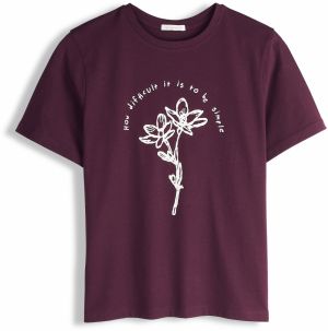 GATE Bavlnené tričko s potlačou