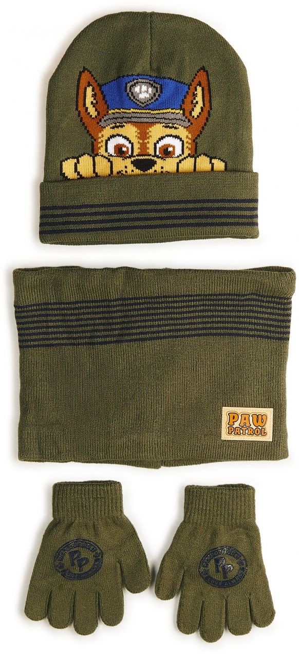 GATE Set čiapka, nákrčník a rukavice Paw Patrol