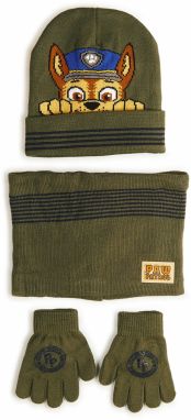 GATE Set čiapka, nákrčník a rukavice Paw Patrol