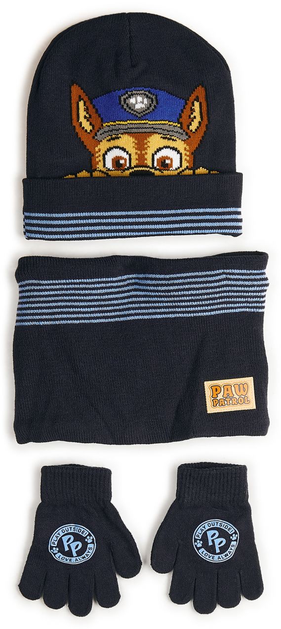 GATE Set čiapka, nákrčník a rukavice Paw Patrol