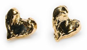 GATE Náušnice v tvare srdiečka