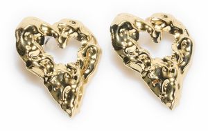 GATE Náušnice v tvare srdiečka