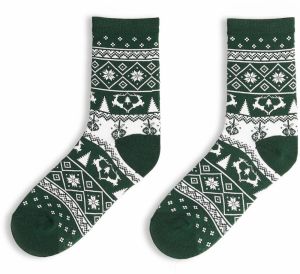 GATE Vysoké vzorované ponožky