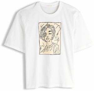 GATE Bavlnené tričko s potlačou