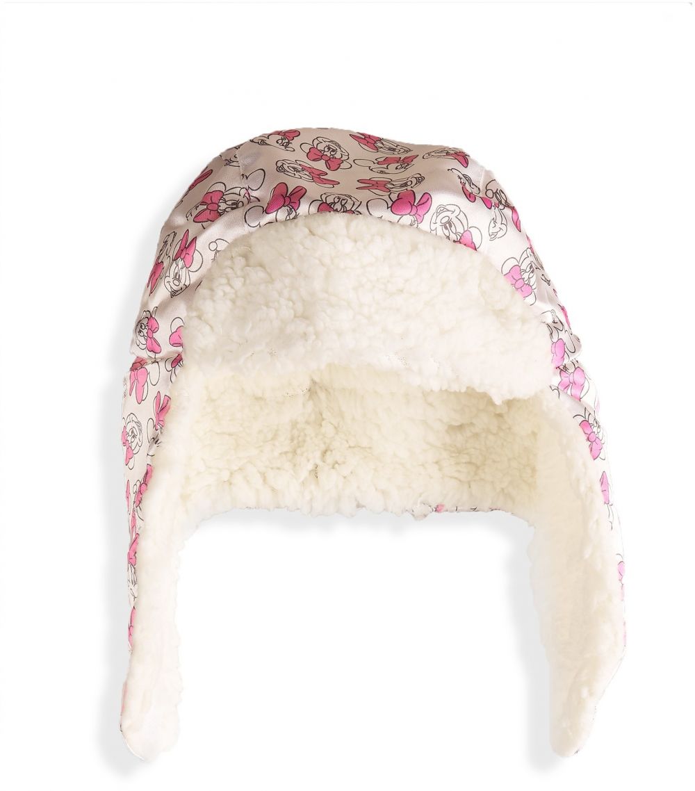 GATE Zimná detská čiapka ušianka Minnie Mouse