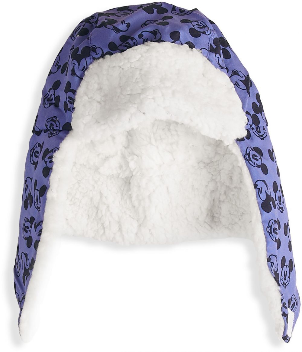 GATE Zimná detská čiapka ušianka Mickey Mouse