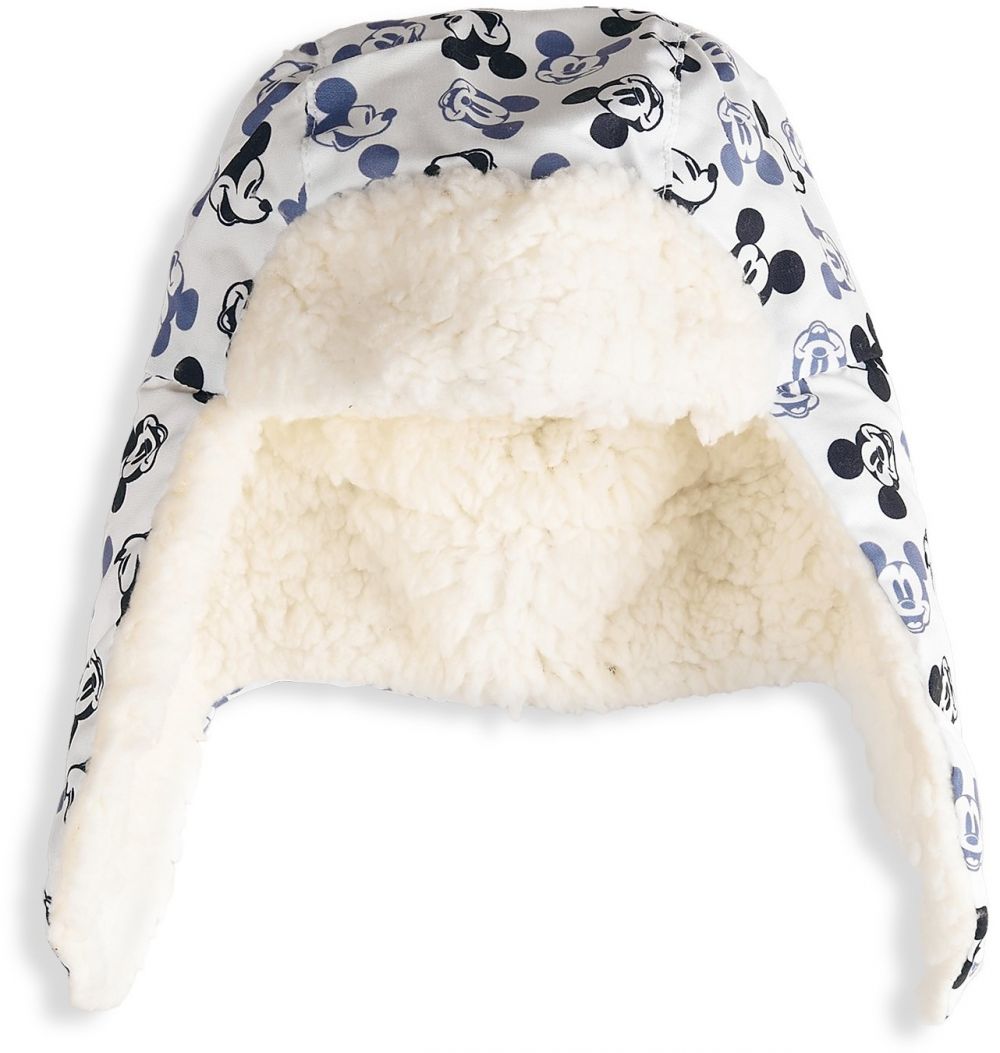 GATE Zimná detská čiapka ušianka Mickey Mouse