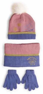 GATE Set čiapka, nákrčník a rukavice Frozen