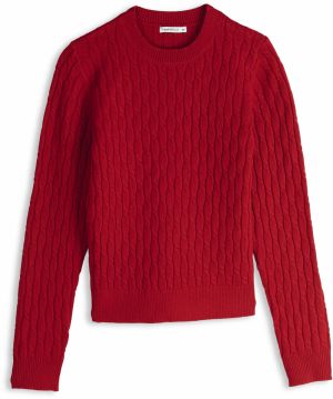 GATE Pulóver so zapletaným vzorom