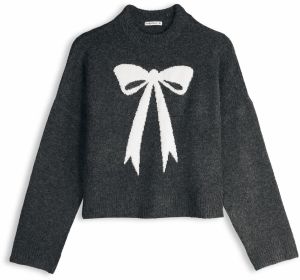 GATE Pulóver s mašlou