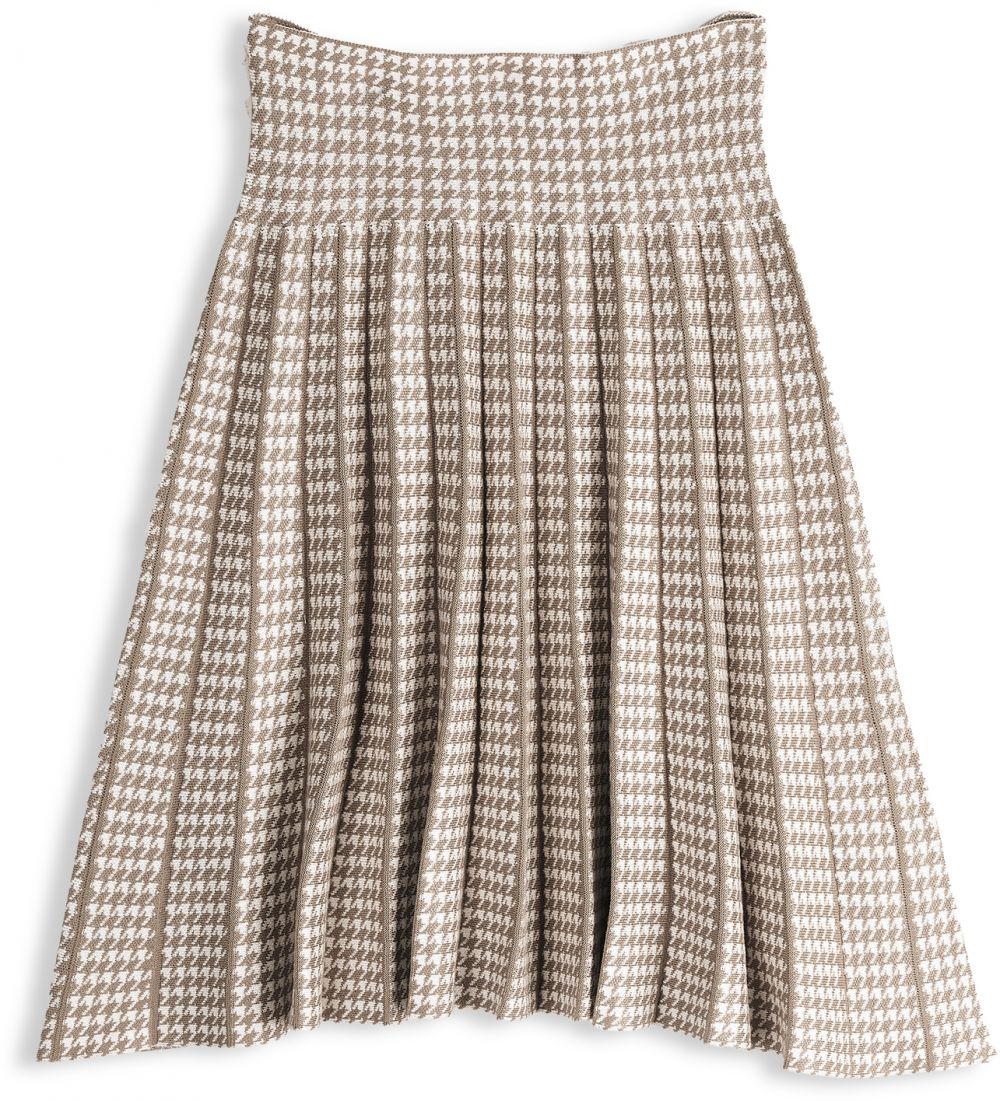 GATE Pletená mini sukňa