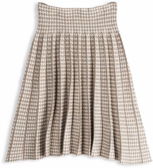 GATE Pletená mini sukňa