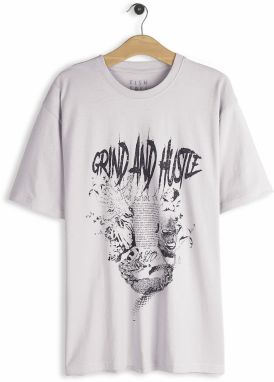 GATE Bavlnené tričko s potlačou