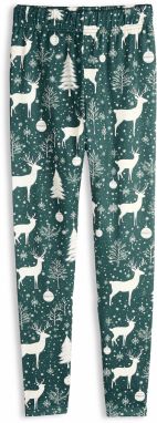 GATE Zateplené legíny s vianočným dizajnom