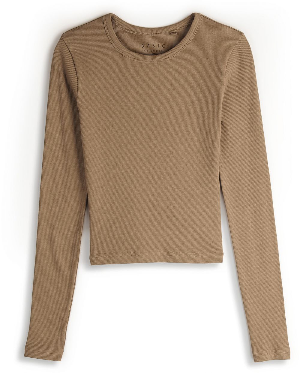 GATE Základné rebrované tričko