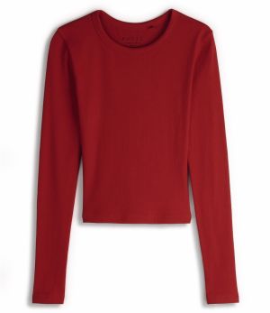 GATE Základné rebrované tričko