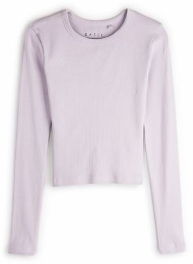 GATE Základné rebrované tričko