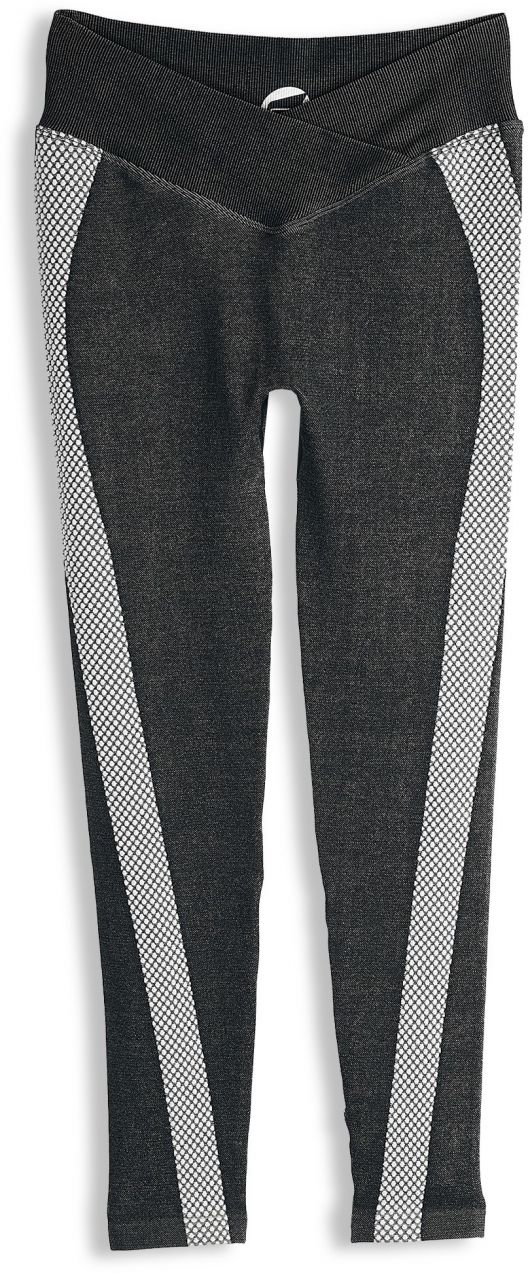 GATE Športové legíny s véčkovým pásom