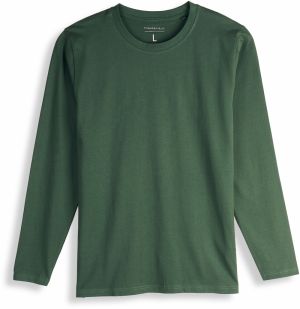 GATE Základné bavlnené tričko slim fit