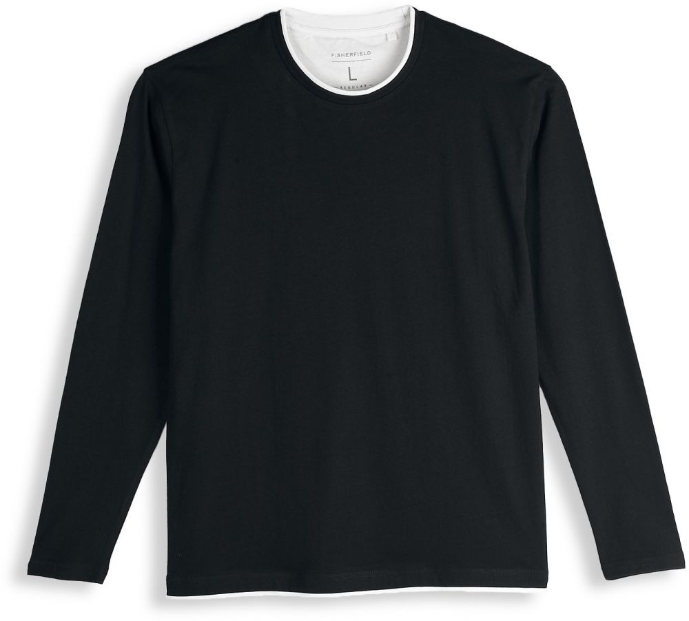 GATE Tričko s kontrastným lemom