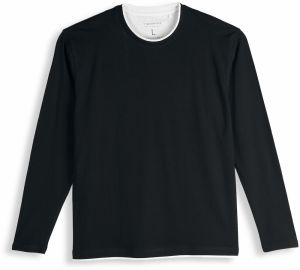 GATE Tričko s kontrastným lemom