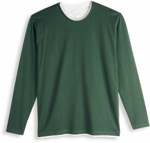 GATE Tričko s kontrastným lemom