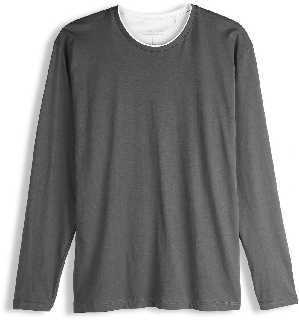 GATE Tričko s kontrastným lemom