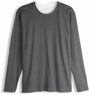 GATE Tričko s kontrastným lemom