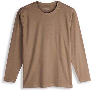 GATE Základné bavlnené tričko slim fit