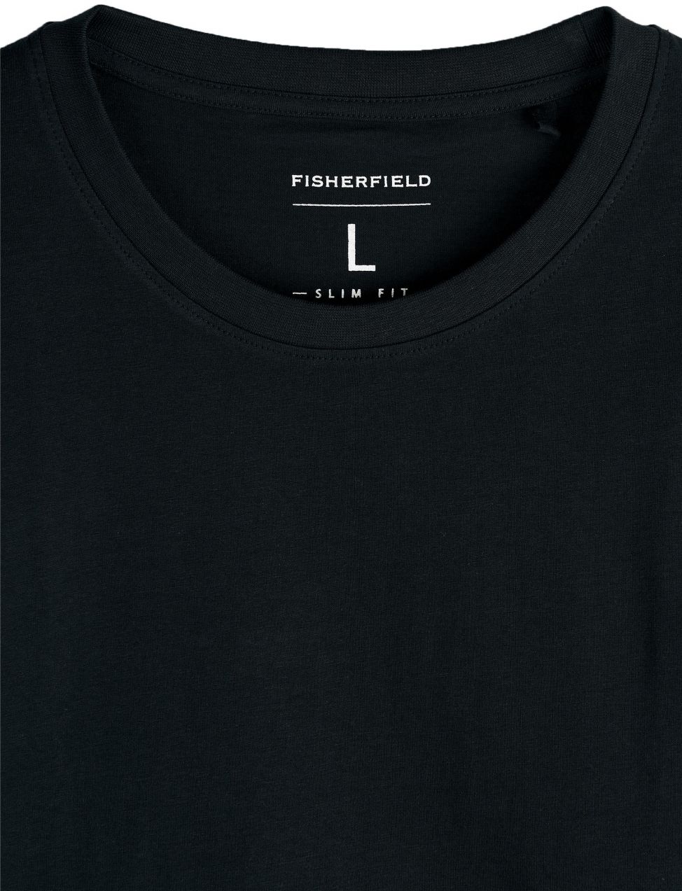 GATE Základné bavlnené tričko slim fit