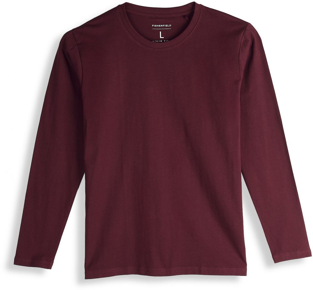 GATE Základné bavlnené tričko slim fit