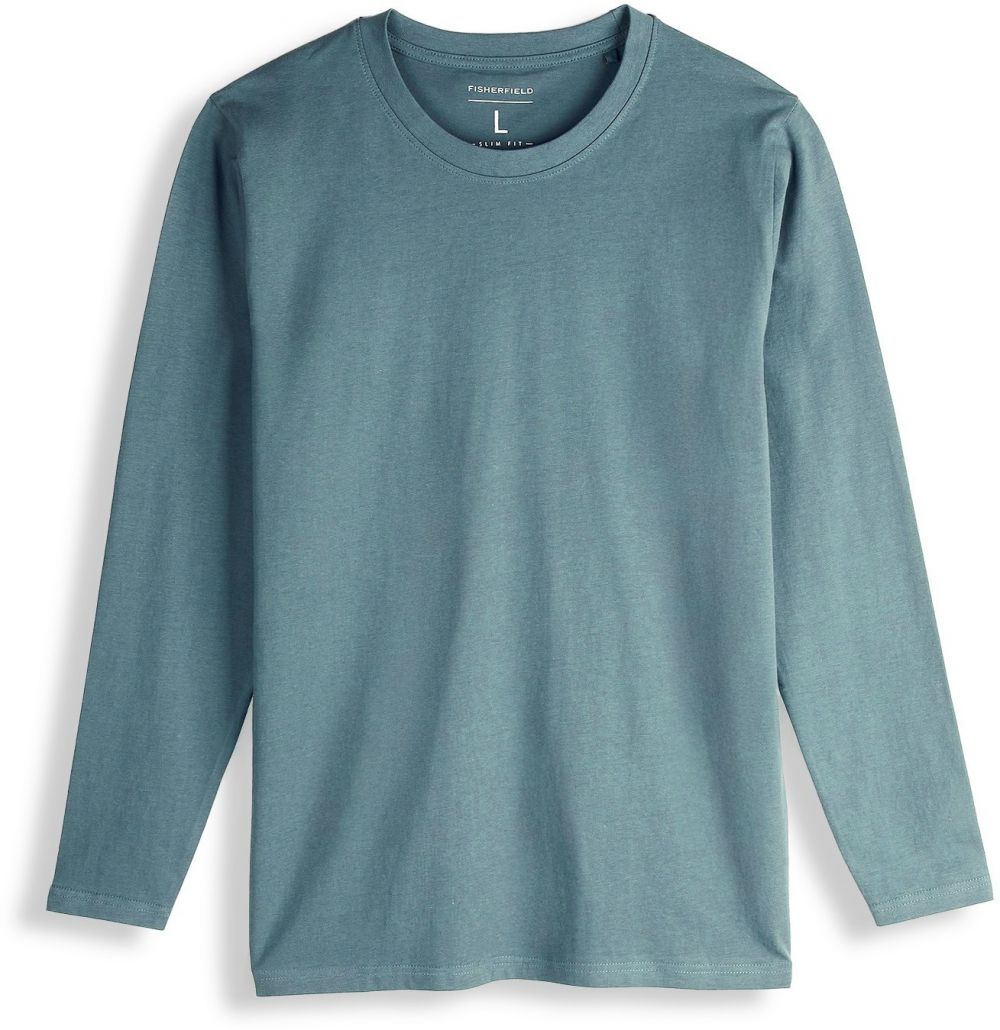 GATE Základné bavlnené tričko slim fit