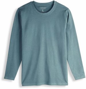 GATE Základné bavlnené tričko slim fit