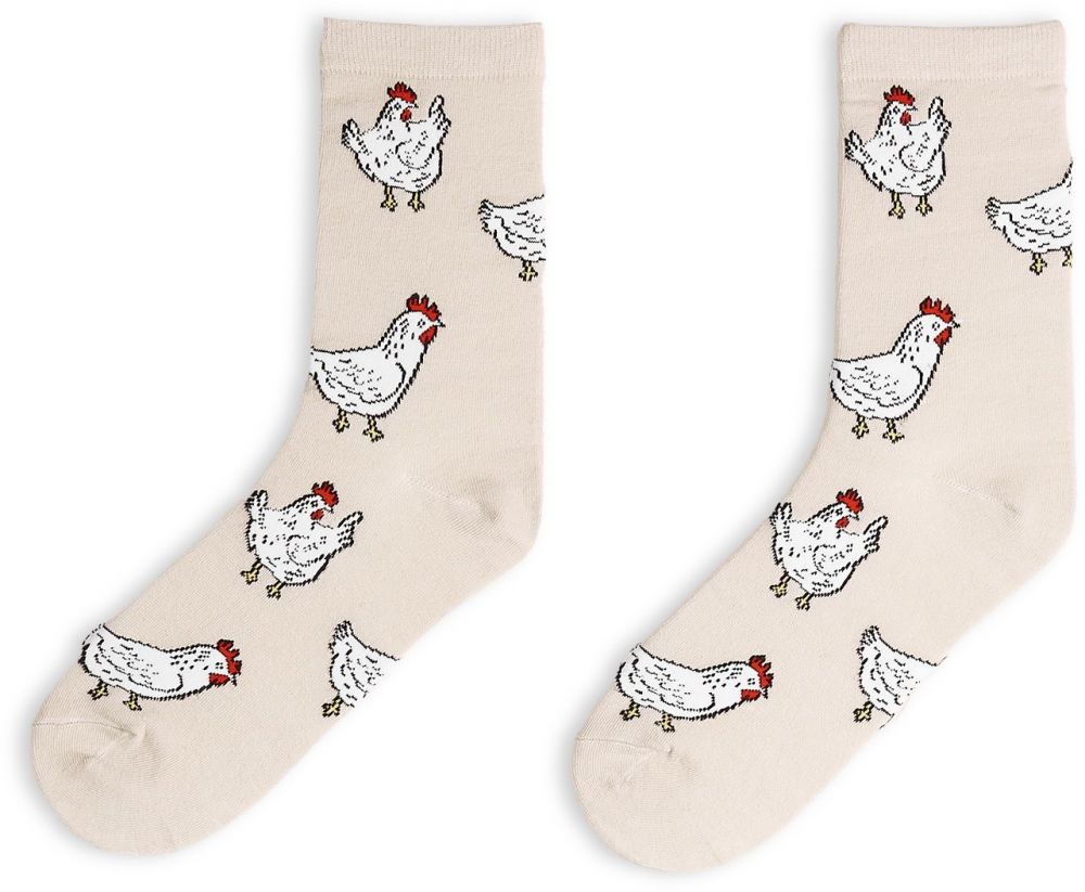 GATE Vysoké vzorované ponožky