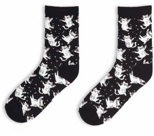 GATE Vysoké vzorované ponožky