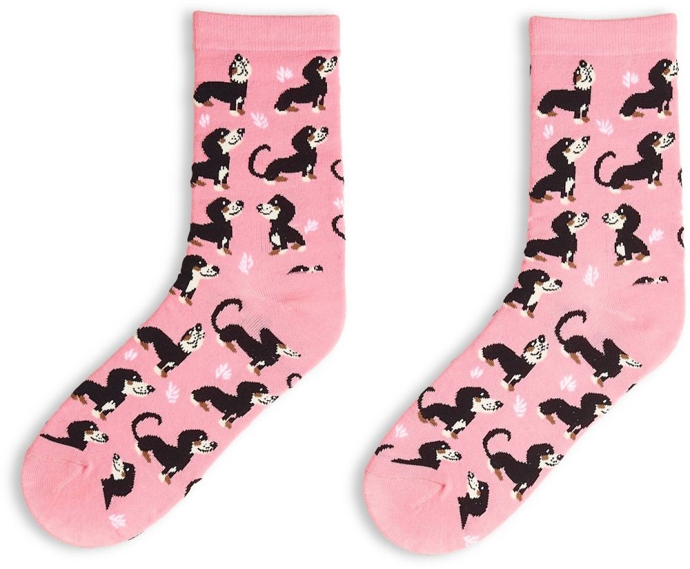 GATE Vysoké vzorované ponožky