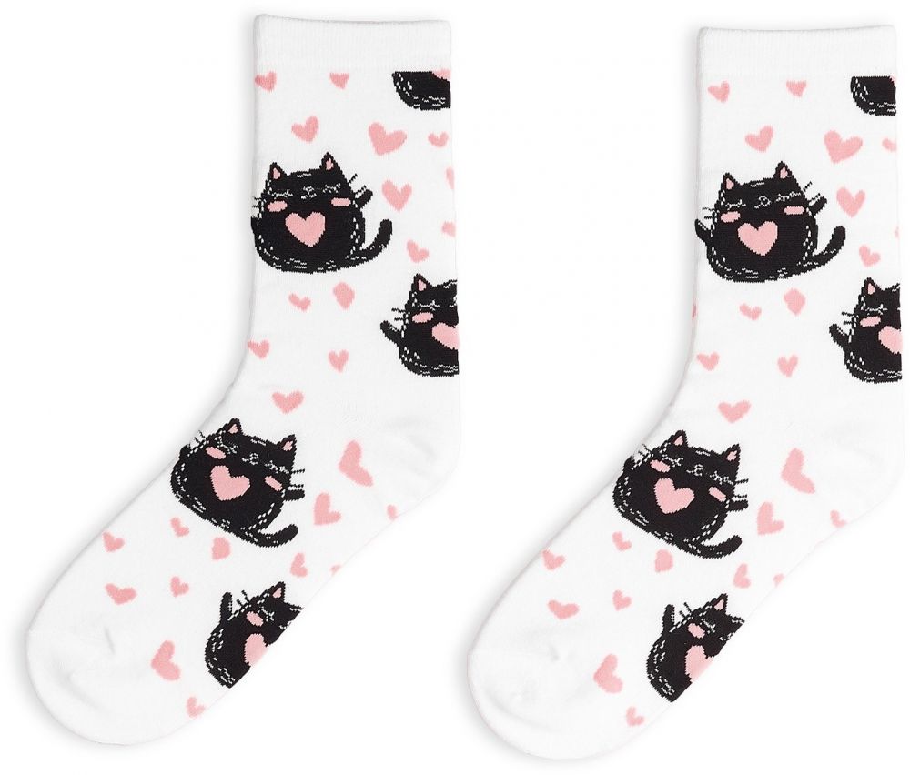 GATE Vysoké vzorované ponožky