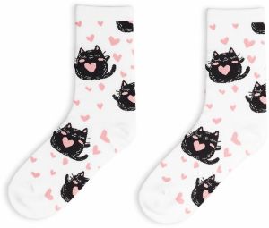 GATE Vysoké vzorované ponožky