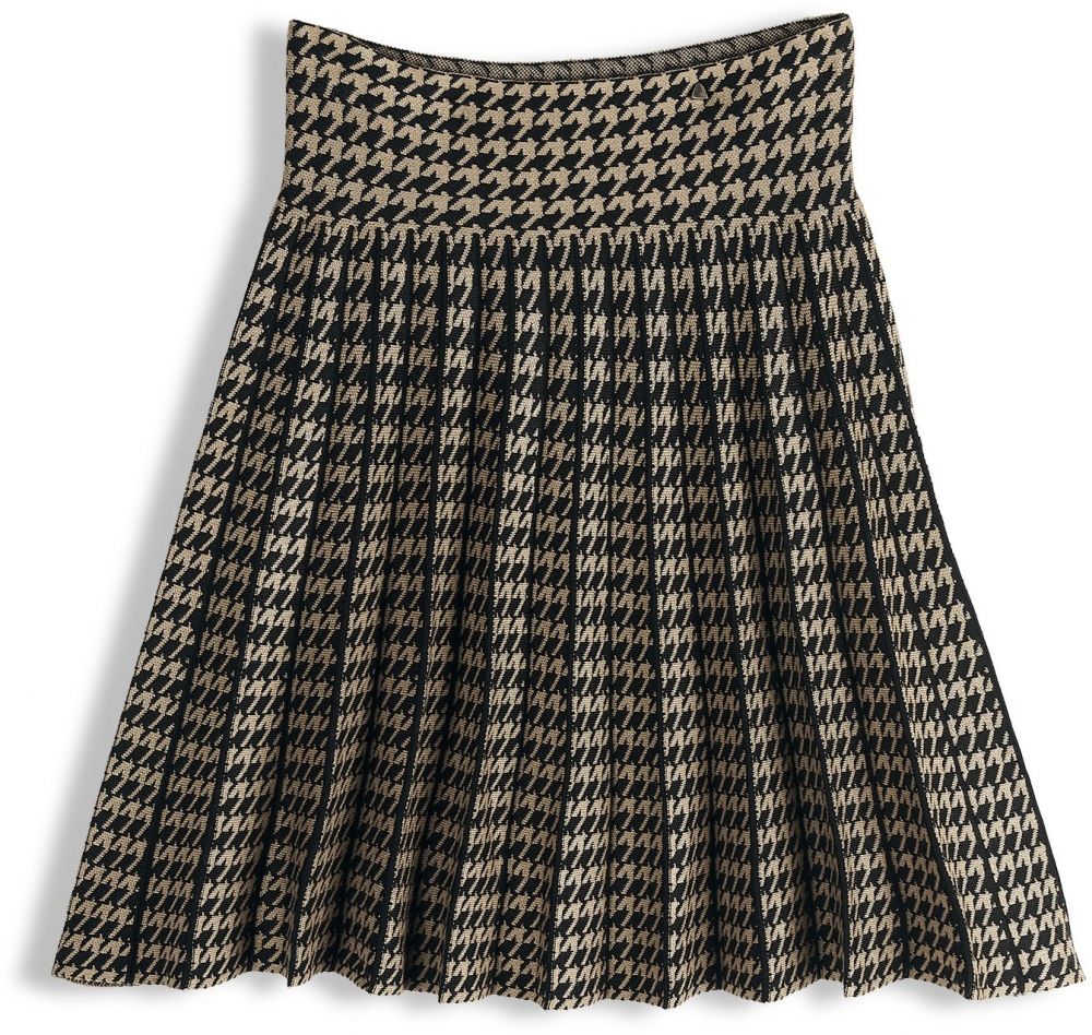 GATE Pletená mini sukňa