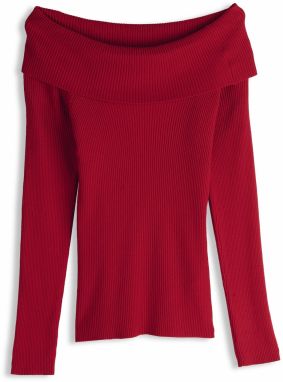 GATE Pulóver s odhalenými ramenami