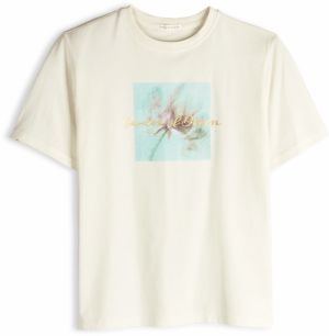 GATE Bavlnené tričko s kombinovanou potlačou