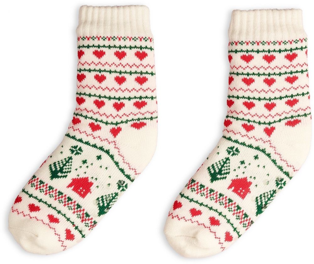 GATE Vysoké vzorované zateplené ponožky